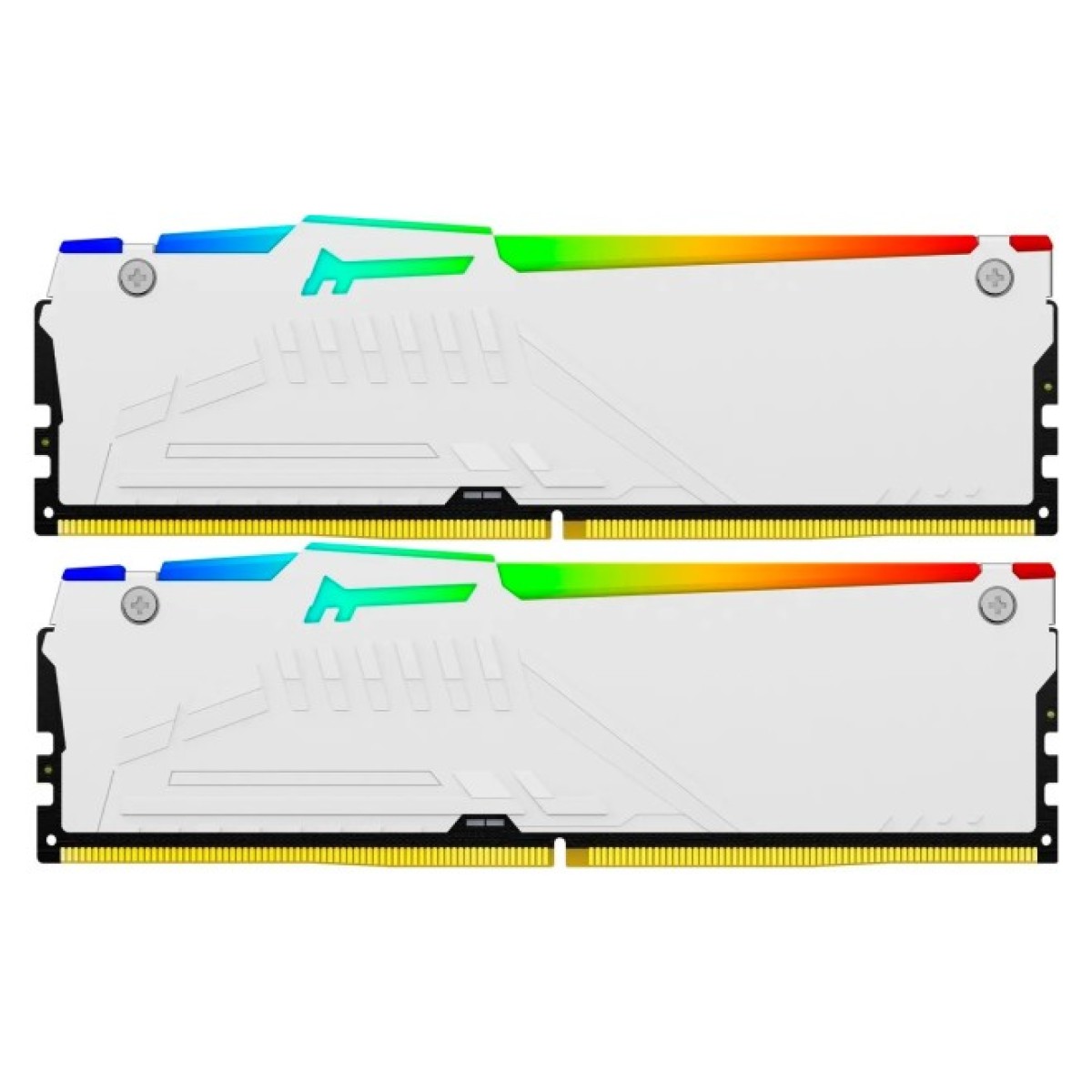 Модуль пам'яті для комп'ютера DDR5 64GB (2x32GB) 6000 MHz Beast White RGB Kingston Fury (ex.HyperX) (KF560C36BWEAK2-64) 98_98.jpg - фото 2