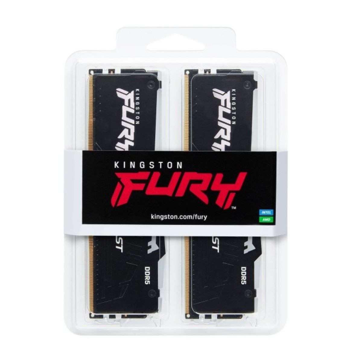 Модуль пам'яті для комп'ютера DDR5 64GB (2x32GB) 6000 MHz Beast RGB Kingston Fury (ex.HyperX) (KF560C40BBAK2-64) 98_98.jpg - фото 3