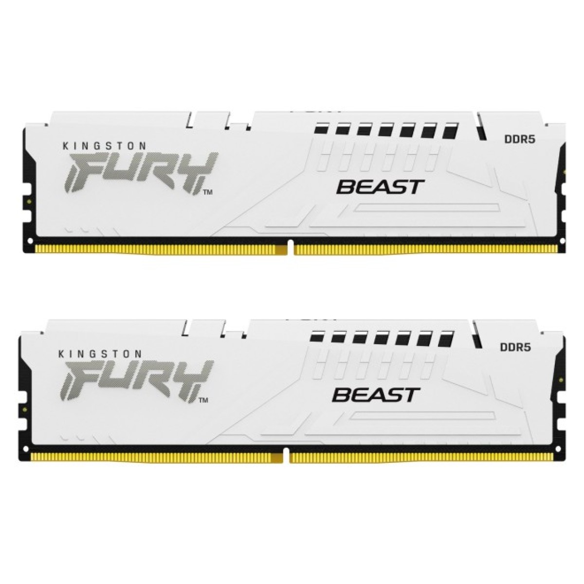 Модуль пам'яті для комп'ютера DDR5 64GB (2x32GB) 6000 MHz Beast White Kingston Fury (ex.HyperX) (KF560C36BWEK2-64) 256_256.jpg