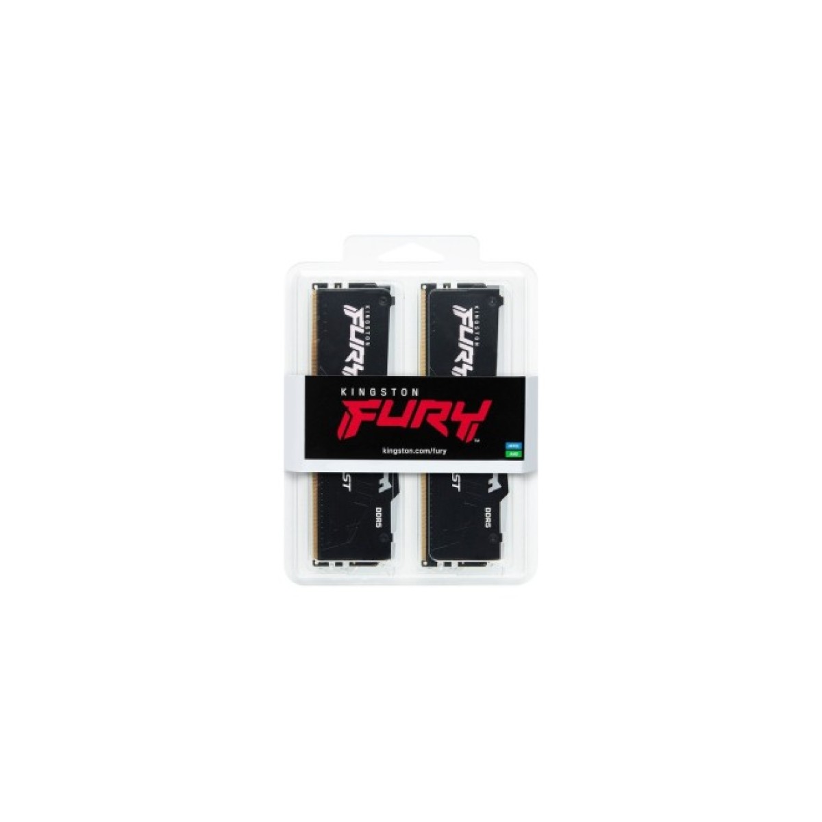 Модуль пам'яті для комп'ютера DDR5 64GB (2x32GB) 5200 MHz Beast RGB Kingston Fury (ex.HyperX) (KF552C40BBAK2-64) 98_98.jpg - фото 4