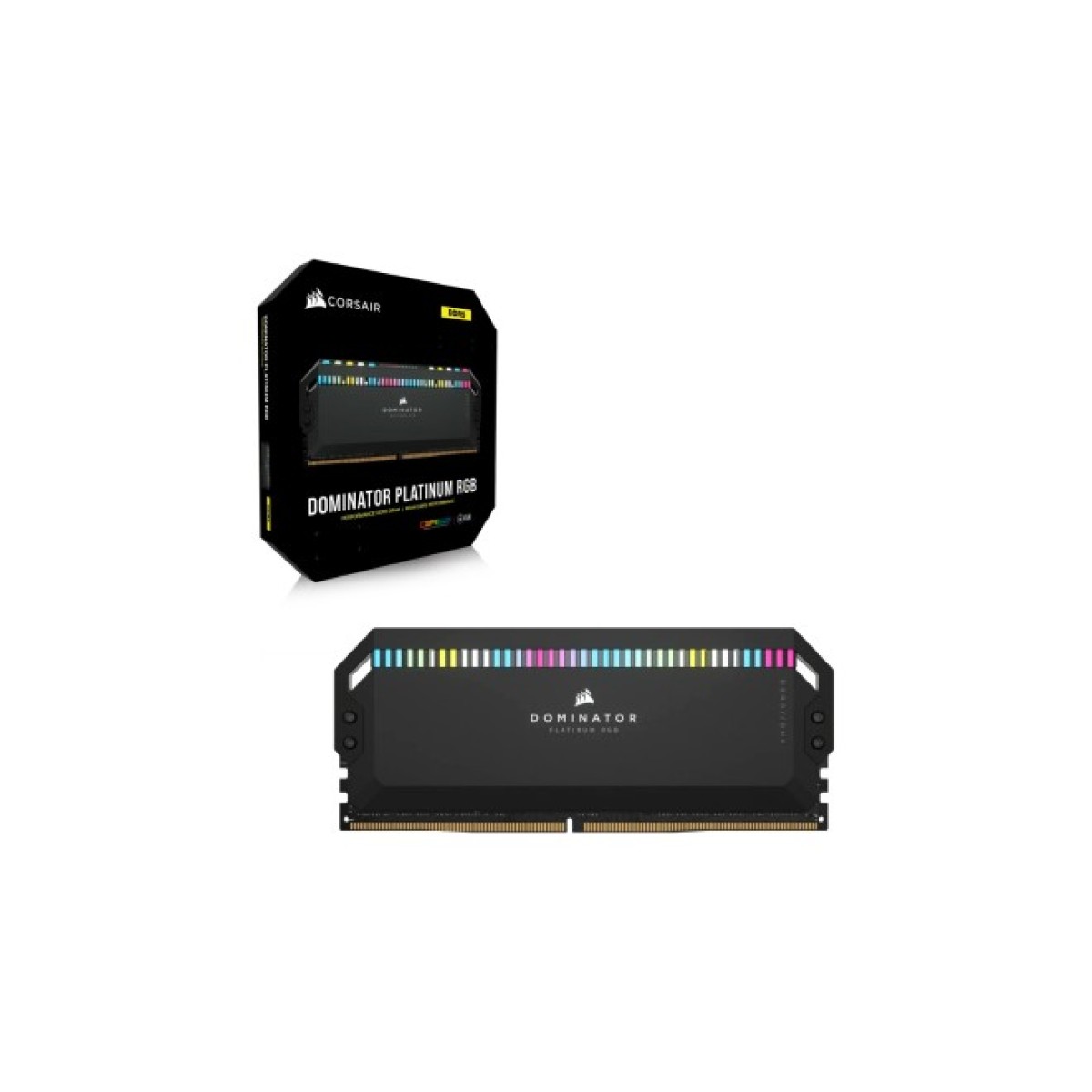 Модуль пам'яті для комп'ютера DDR5 32GB (2x16GB) 7200 MHz Dominator Platinum RGB Black Corsair (CMT32GX5M2X7200C34) 98_98.jpg - фото 5