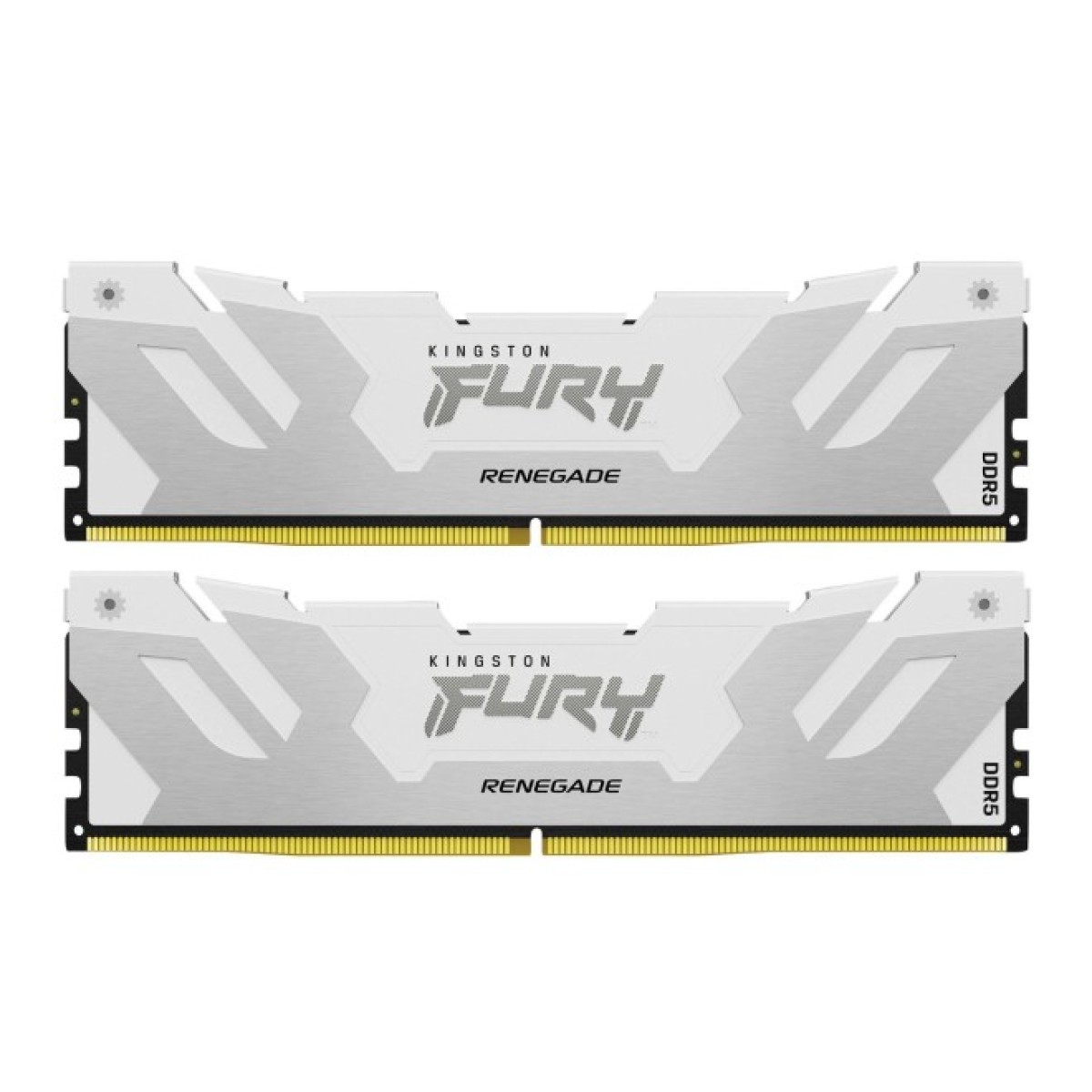 Модуль пам'яті для комп'ютера DDR5 32GB (2x16GB) 6000 MHz Renegade White Kingston Fury (ex.HyperX) (KF560C32RWK2-32) 256_256.jpg