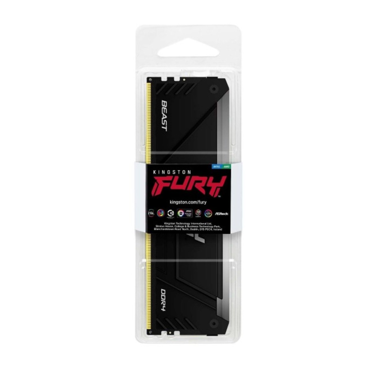 Модуль памяти для компьютера DDR4 8GB 3200 MHz Beast RGB Kingston Fury (ex.HyperX) (KF432C16BB12A/16) 98_98.jpg - фото 2