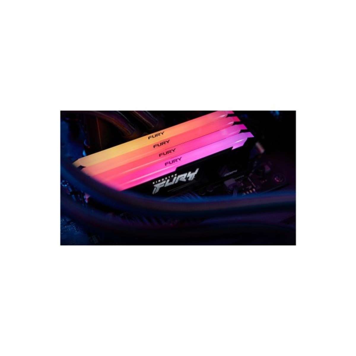 Модуль пам'яті для комп'ютера DDR4 32GB (2x16GB) 3200 MHz Beast RGB Kingston Fury (ex.HyperX) (KF432C16BB12AK2/32) 98_98.jpg - фото 5