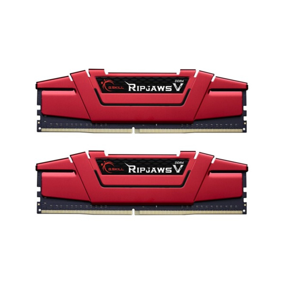 Модуль памяти для компьютера DDR4 16GB (2x8GB) 2666 MHz Ripjaws V Red G.Skill (F4-2666C19D-16GVR) 256_256.jpg