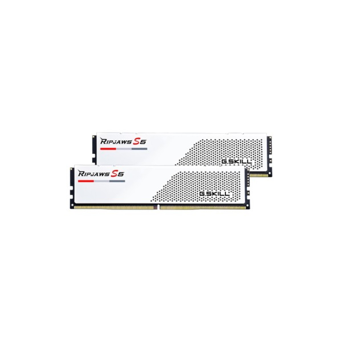 Модуль пам'яті для комп'ютера DDR5 32GB (2x16GB) 5200 MHz Ripjaws S5 White G.Skill (F5-5200J3636C16GX2-RS5W) 256_256.jpg