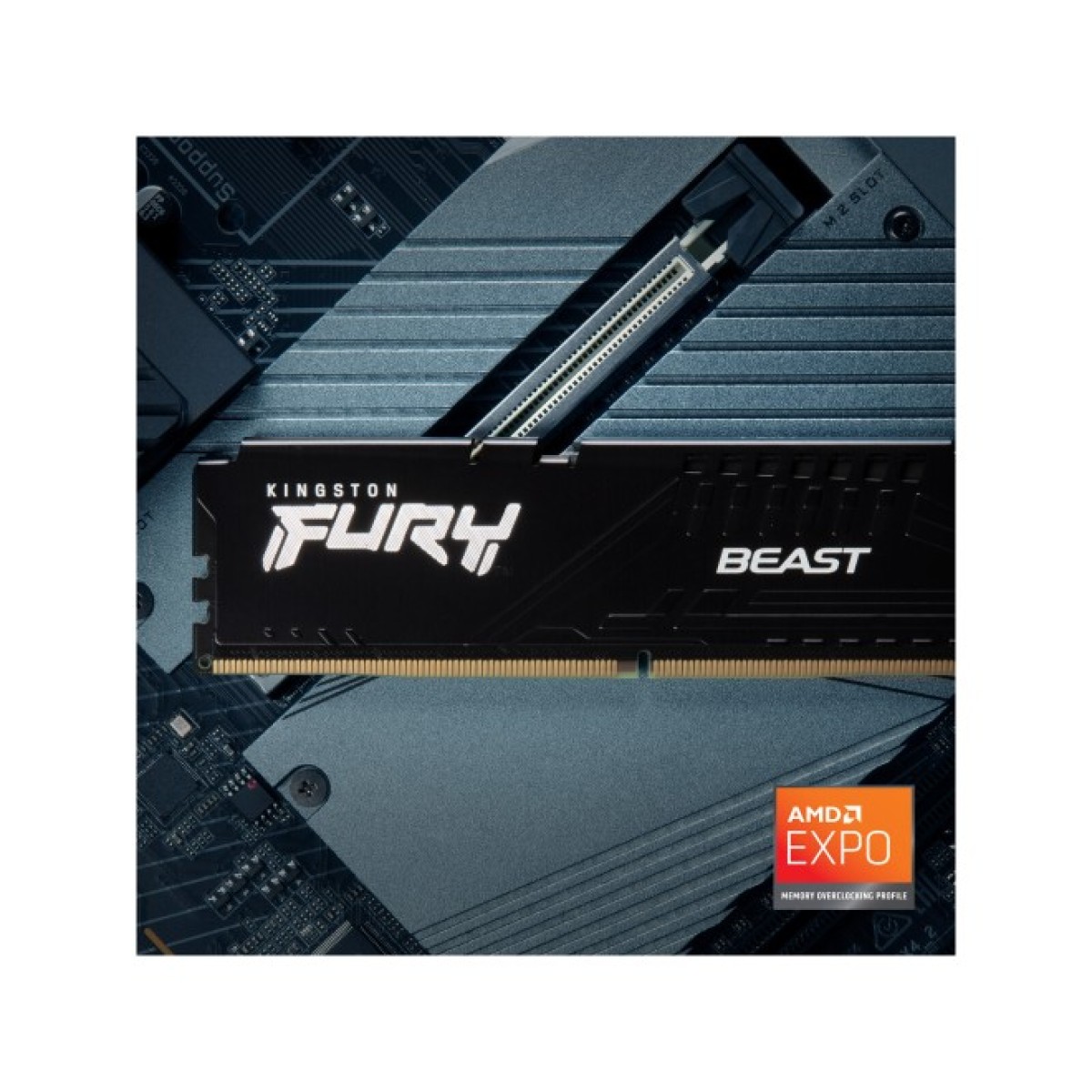 Модуль пам'яті для комп'ютера DDR5 64GB (2x32GB) 5200 MHz Beast Black Kingston Fury (ex.HyperX) (KF552C36BBEK2-64) 98_98.jpg - фото 2