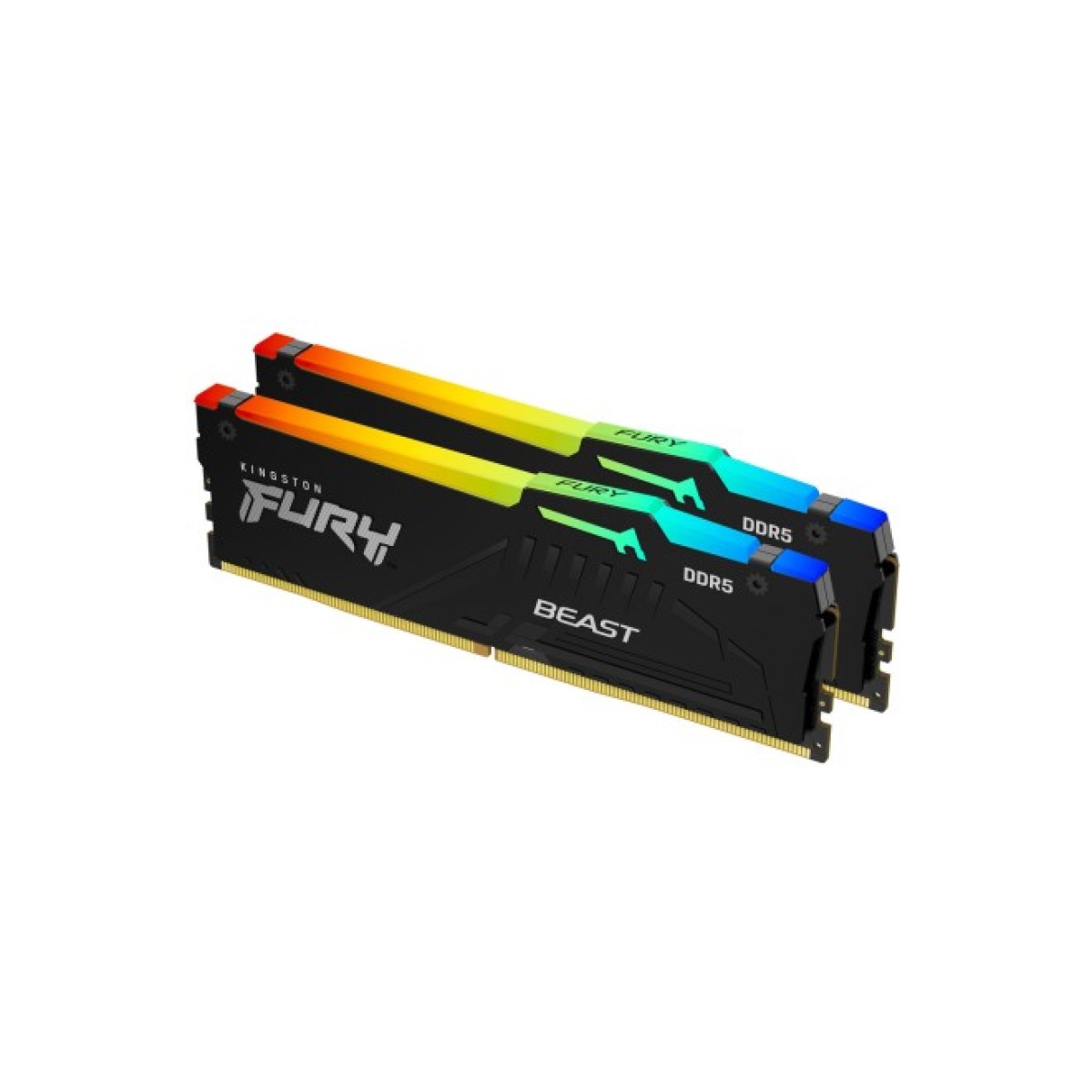 Модуль пам'яті для комп'ютера DDR5 64GB (2x32GB) 5200 MHz Beast RGB EXPO Kingston Fury (ex.HyperX) (KF552C36BBEAK2-64) 256_256.jpg