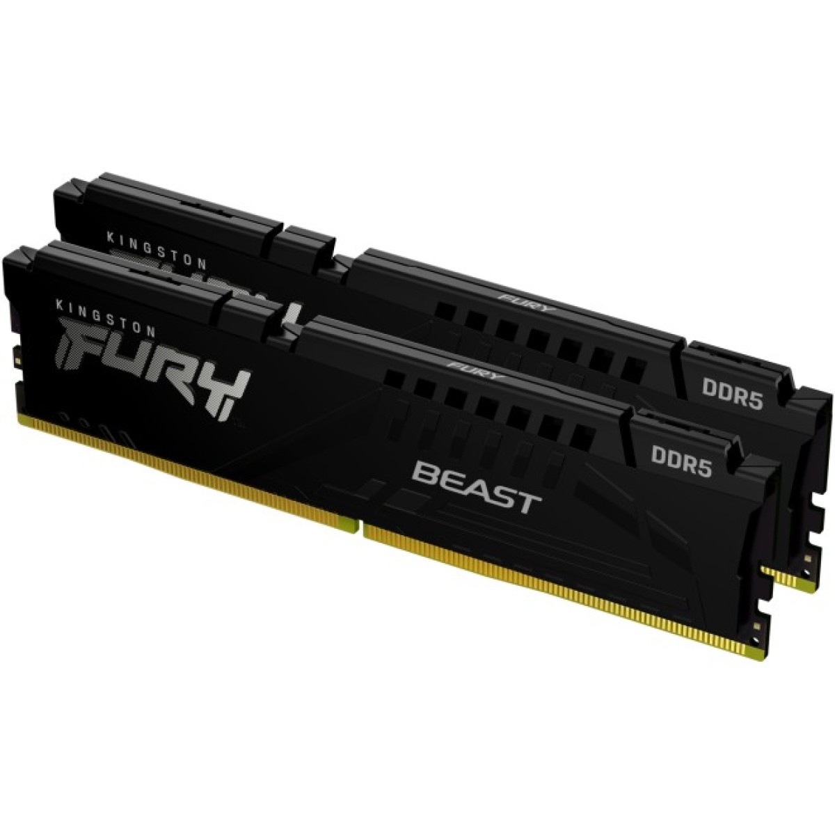 Модуль пам'яті для комп'ютера DDR5 64GB (2x32GB) 5200 MHz Beast Black Kingston Fury (ex.HyperX) (KF552C36BBEK2-64) 98_98.jpg - фото 1