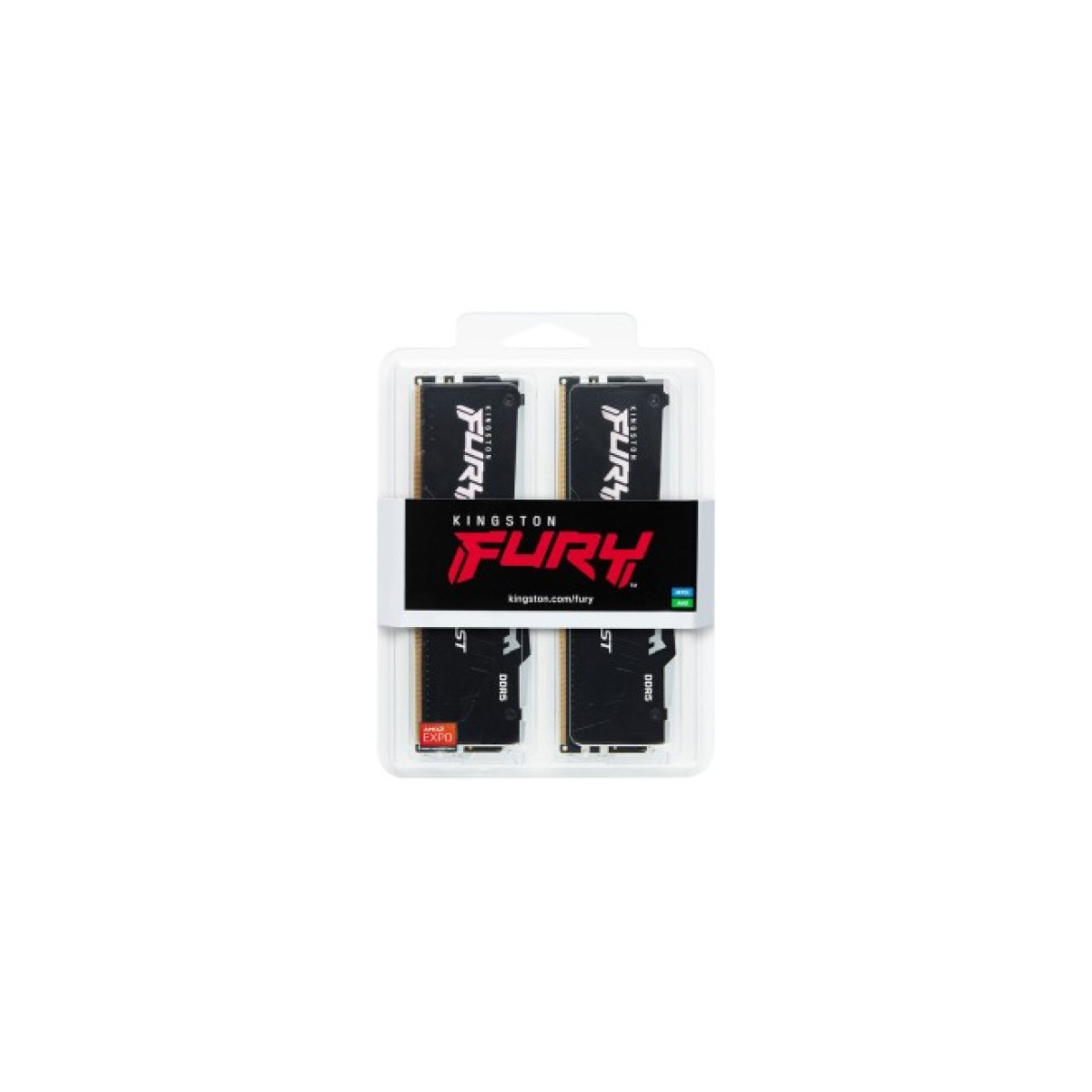 Модуль памяти для компьютера DDR5 64GB (2x32GB) 5200 MHz Beast RGB EXPO Kingston Fury (ex.HyperX) (KF552C36BBEAK2-64) 98_98.jpg - фото 7