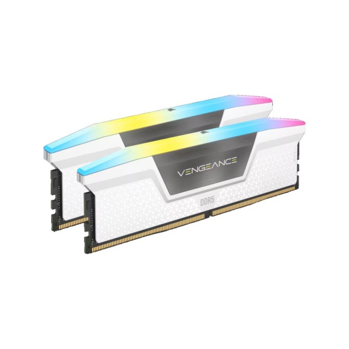 Модуль пам'яті для комп'ютера DDR5 32GB (2x16GB) 5200 MHz Vengeance RGB White Corsair (CMH32GX5M2B5200C40W) 256_256.jpg