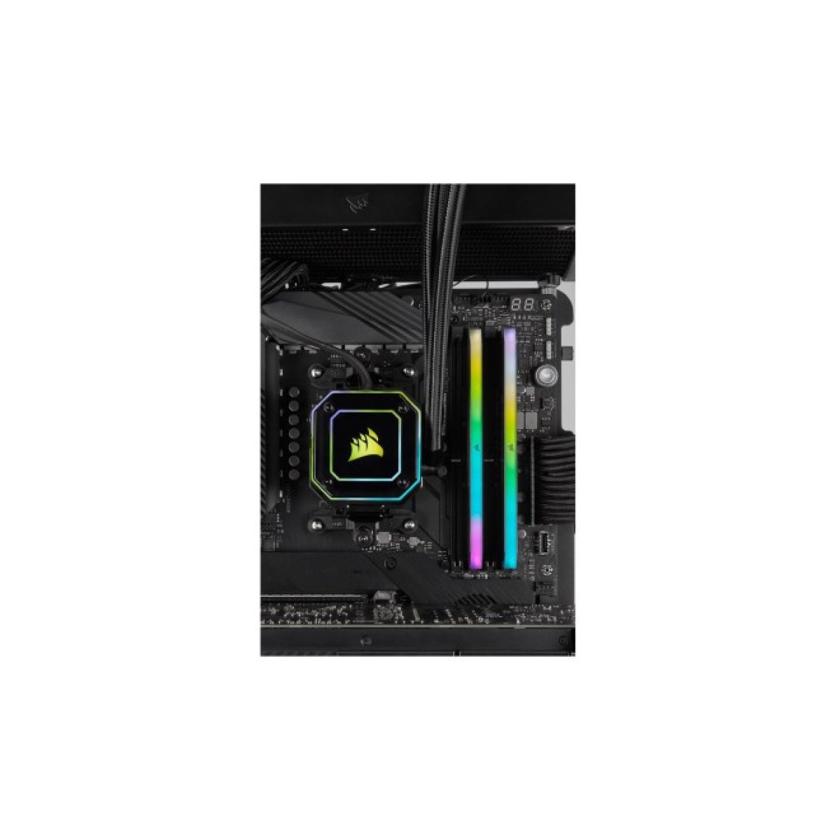 Модуль памяти для компьютера DDR4 16GB (2x8GB) 3600 MHz Vengeance RGB Pro RT Black Corsair (CMN16GX4M2Z3600C16) 98_98.jpg - фото 2