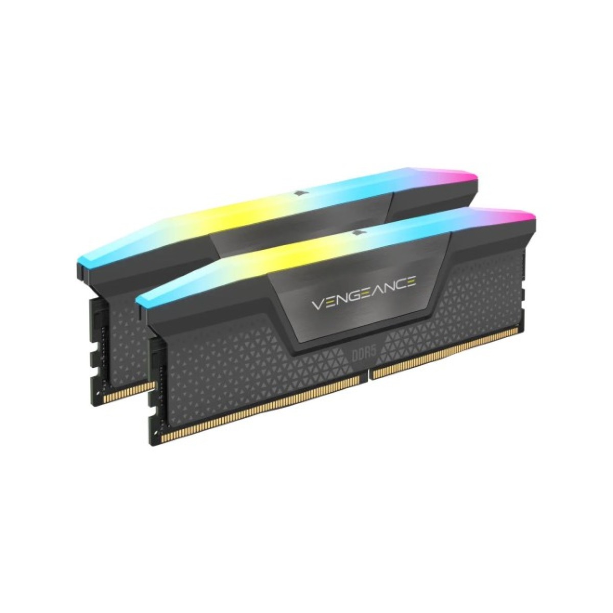 Модуль пам'яті для комп'ютера DDR5 32GB (2x16GB) 6000 MHz Vengeance RGB Black Corsair (CMH32GX5M2B6000C40) 98_98.jpg - фото 2