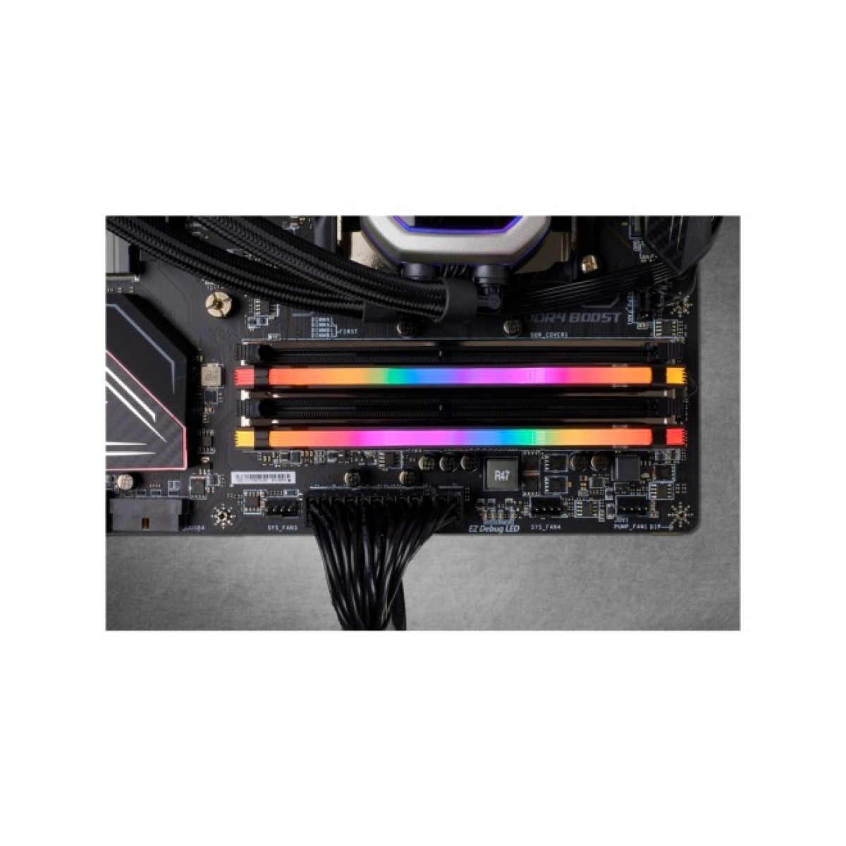 Модуль пам'яті для комп'ютера DDR4 64GB (2x32GB) 3200 MHz Vengeance RGB Pro Corsair (CMW64GX4M2E3200C16) 98_98.jpg - фото 4