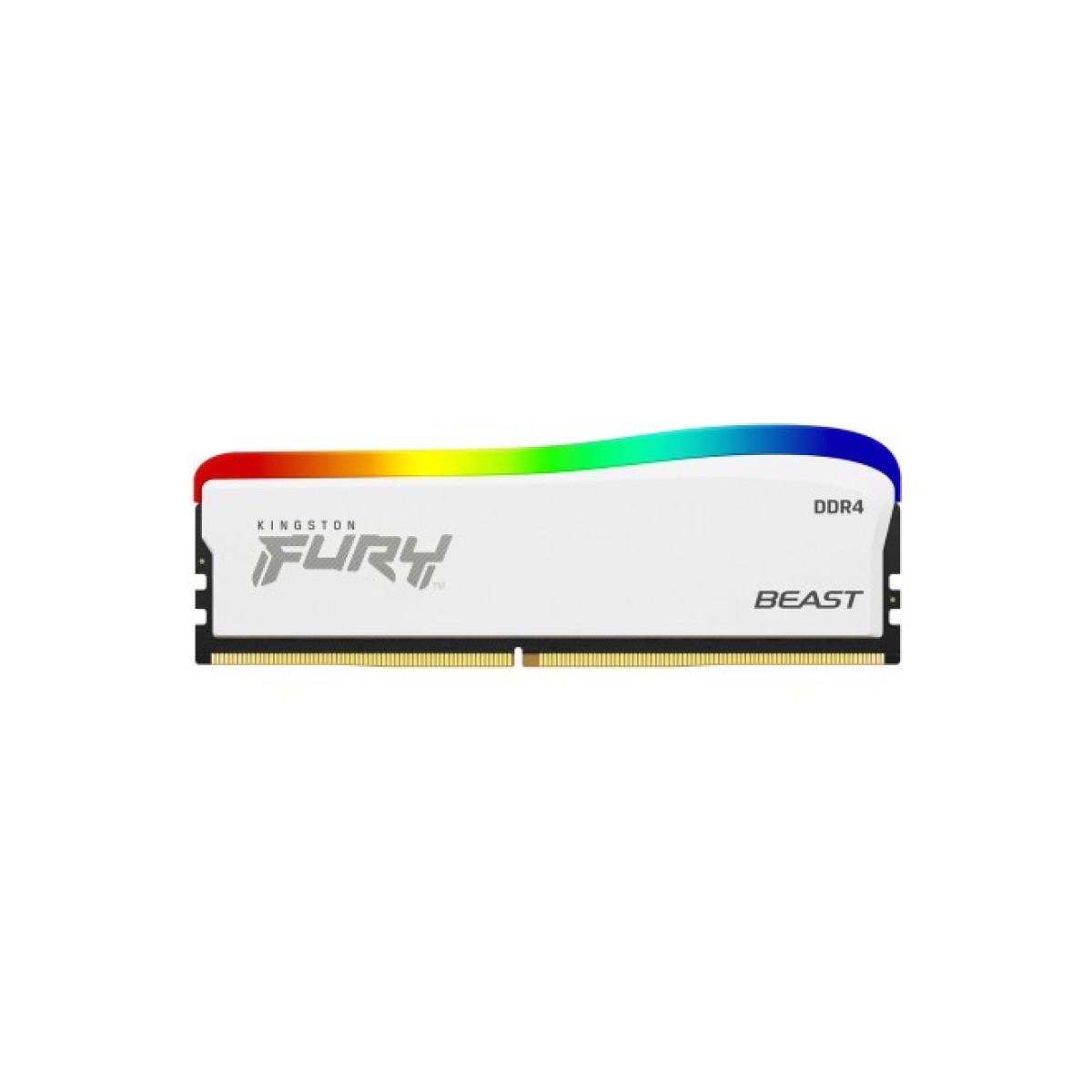 Модуль пам'яті для комп'ютера DDR4 16GB 3600 MHz Beast White RGB SE Kingston Fury (ex.HyperX) (KF436C18BWA/16) 256_256.jpg