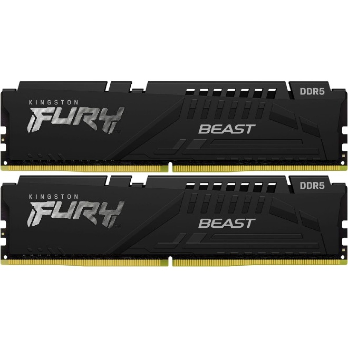 Модуль памяти для компьютера DDR5 64GB (2x32GB) 5600 MHz FURY Beast Black Kingston Fury (ex.HyperX) (KF556C40BBK2-64) 98_98.jpg - фото 1