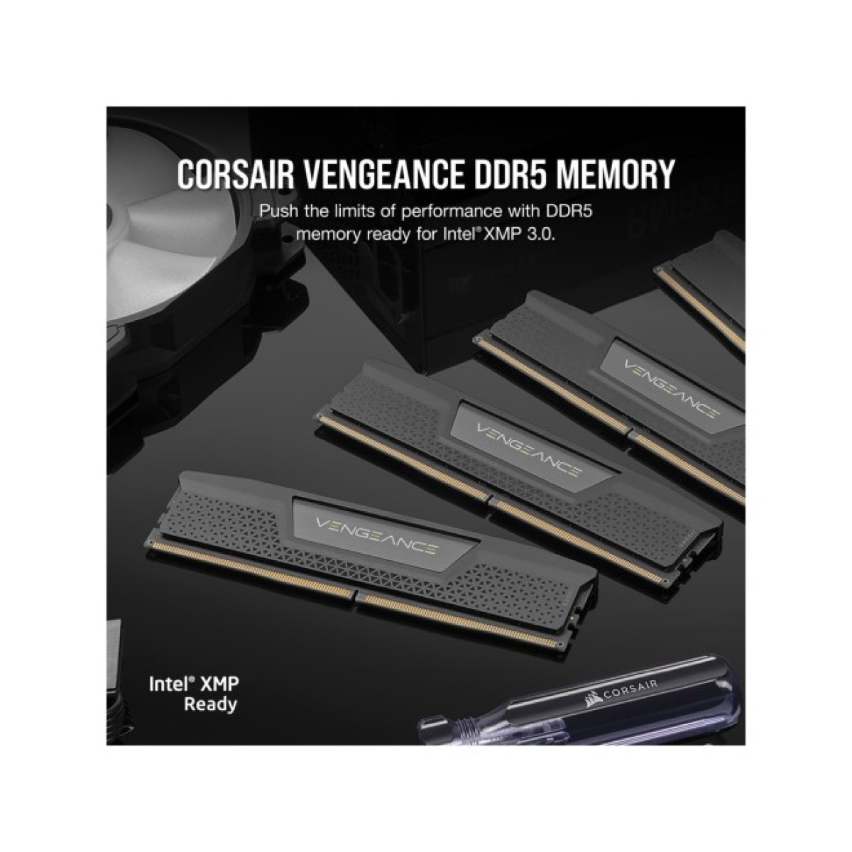 Модуль пам'яті для комп'ютера DDR5 32GB (2x16GB) 6400 MHz Vengeance Corsair (CMK32GX5M2B6400C32) 98_98.jpg - фото 6