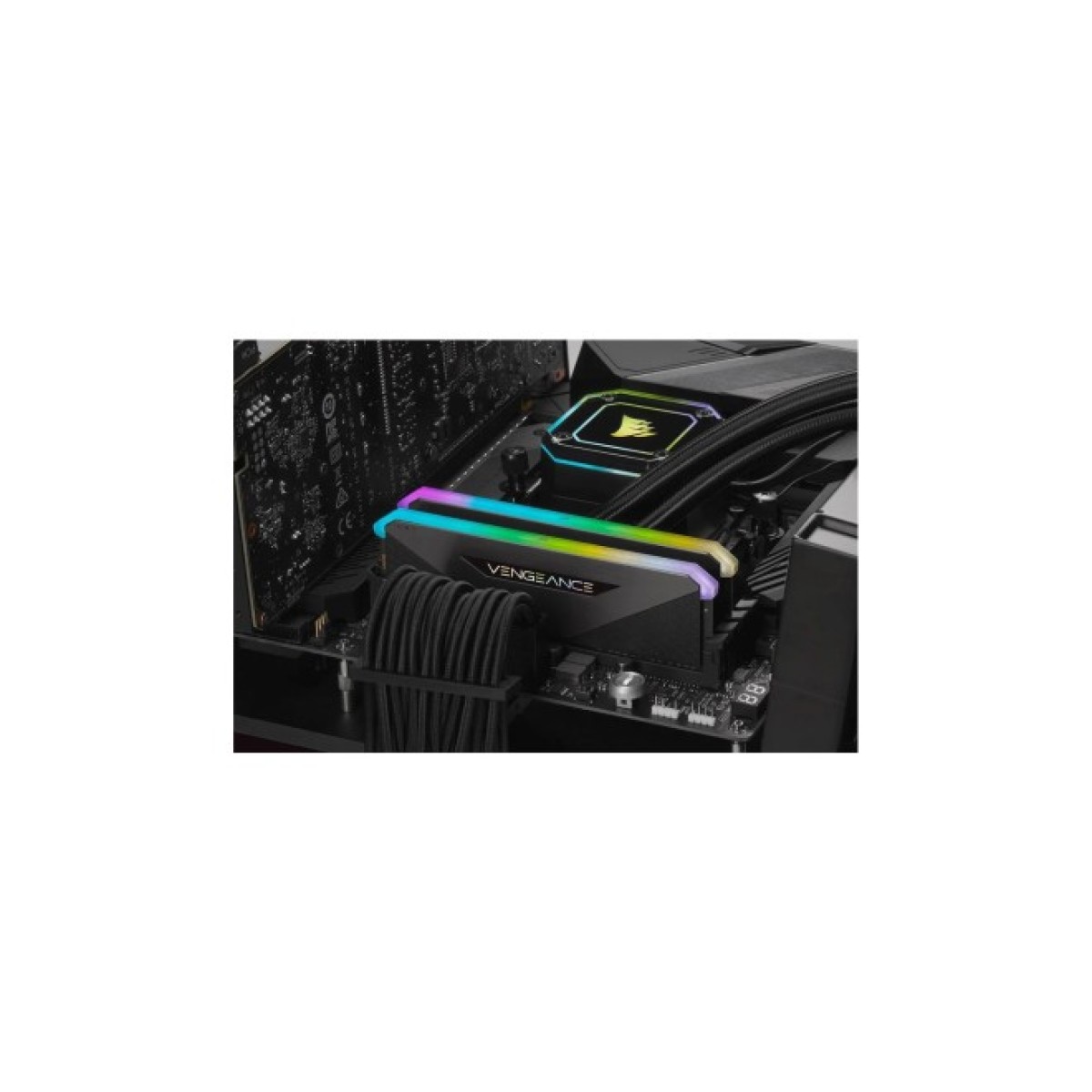 Модуль пам'яті для комп'ютера DDR4 16GB (2x8GB) 3600 MHz Vengeance RGB Pro RT Black Corsair (CMN16GX4M2Z3600C16) 98_98.jpg - фото 6