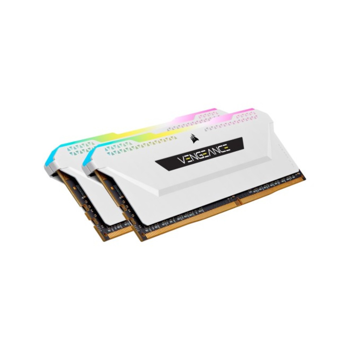 Модуль пам'яті для комп'ютера DDR4 32GB (2x16GB) 3600 MHz Vengeance RGB Pro SL White Corsair (CMH32GX4M2D3600C18W) 98_98.jpg - фото 4