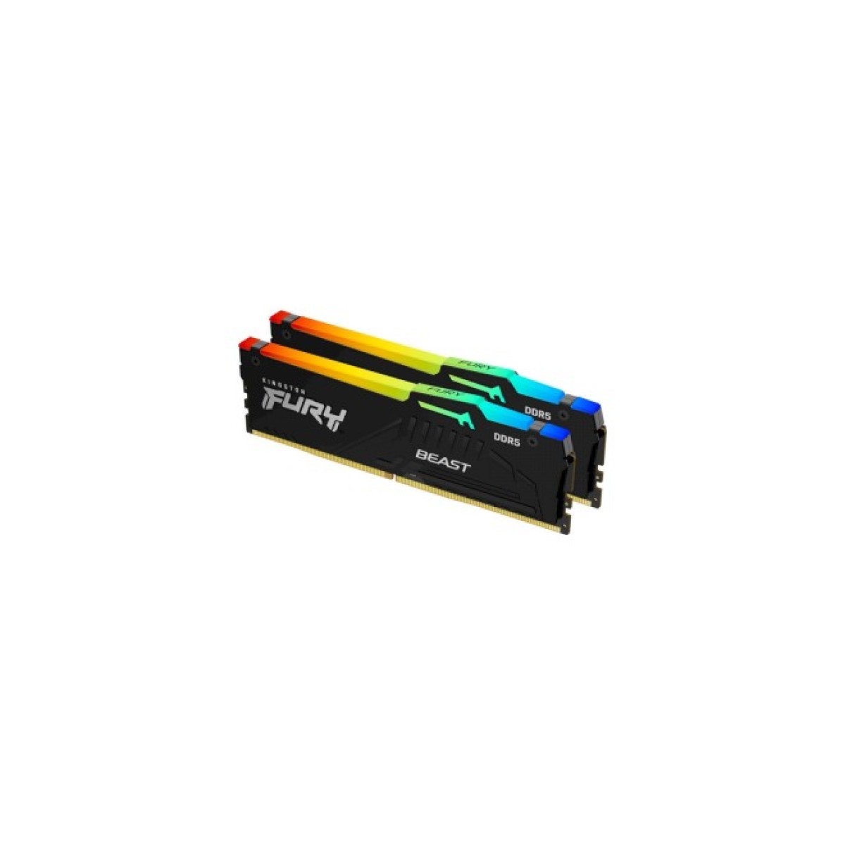 Модуль пам'яті для комп'ютера DDR5 64GB (2x32GB) 4800 MHz FURY Beast RGB Kingston Fury (ex.HyperX) (KF548C38BBAK2-64) 256_256.jpg