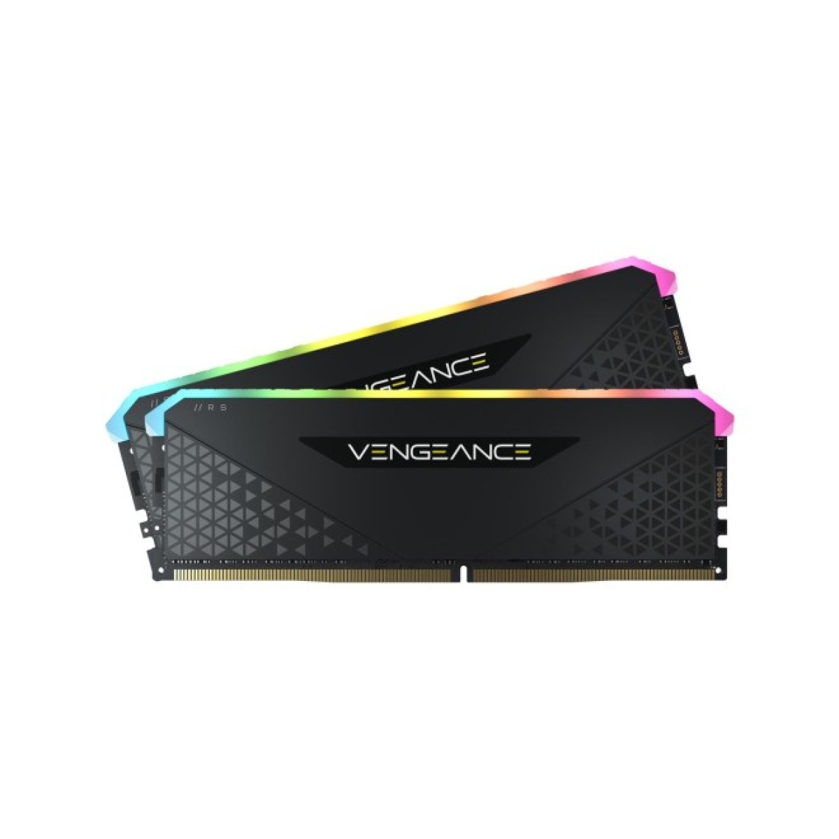 Модуль пам'яті для комп'ютера DDR4 16GB (2x8GB) 3200 MHz Vengeance RGB RS Black Corsair (CMG16GX4M2E3200C16) 98_98.jpg - фото 3