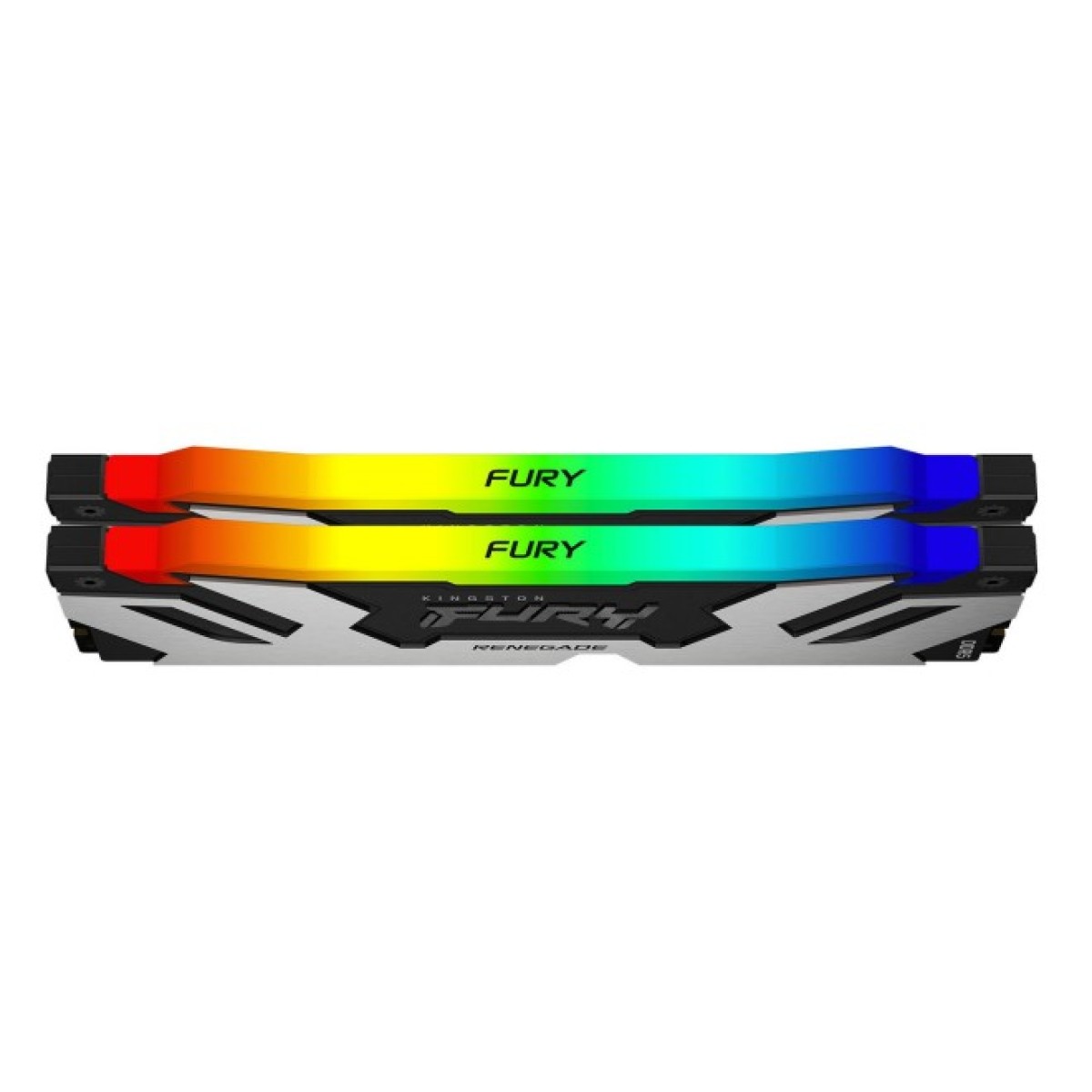 Модуль памяти для компьютера DDR5 32GB (2x16GB) 6400 MHz Renegade Silver RGB Kingston Fury (ex.HyperX) (KF564C32RSAK2-32) 98_98.jpg - фото 3