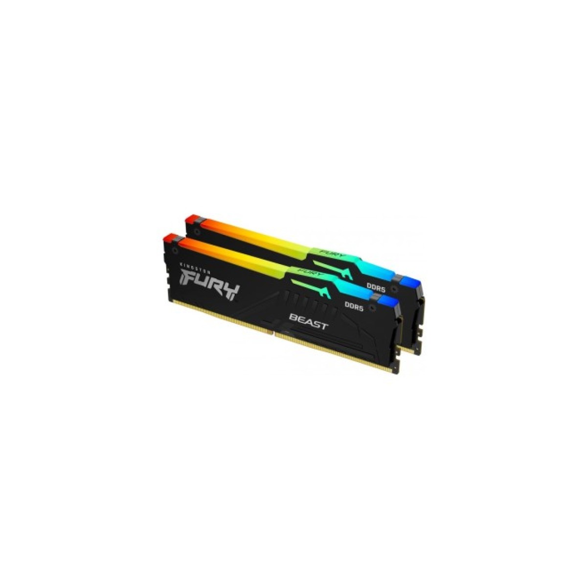 Модуль пам'яті для комп'ютера DDR5 32GB (2x16GB) 5200 MHz Beast RGB XMP Kingston Fury (ex.HyperX) (KF552C40BBAK2-32) 256_256.jpg