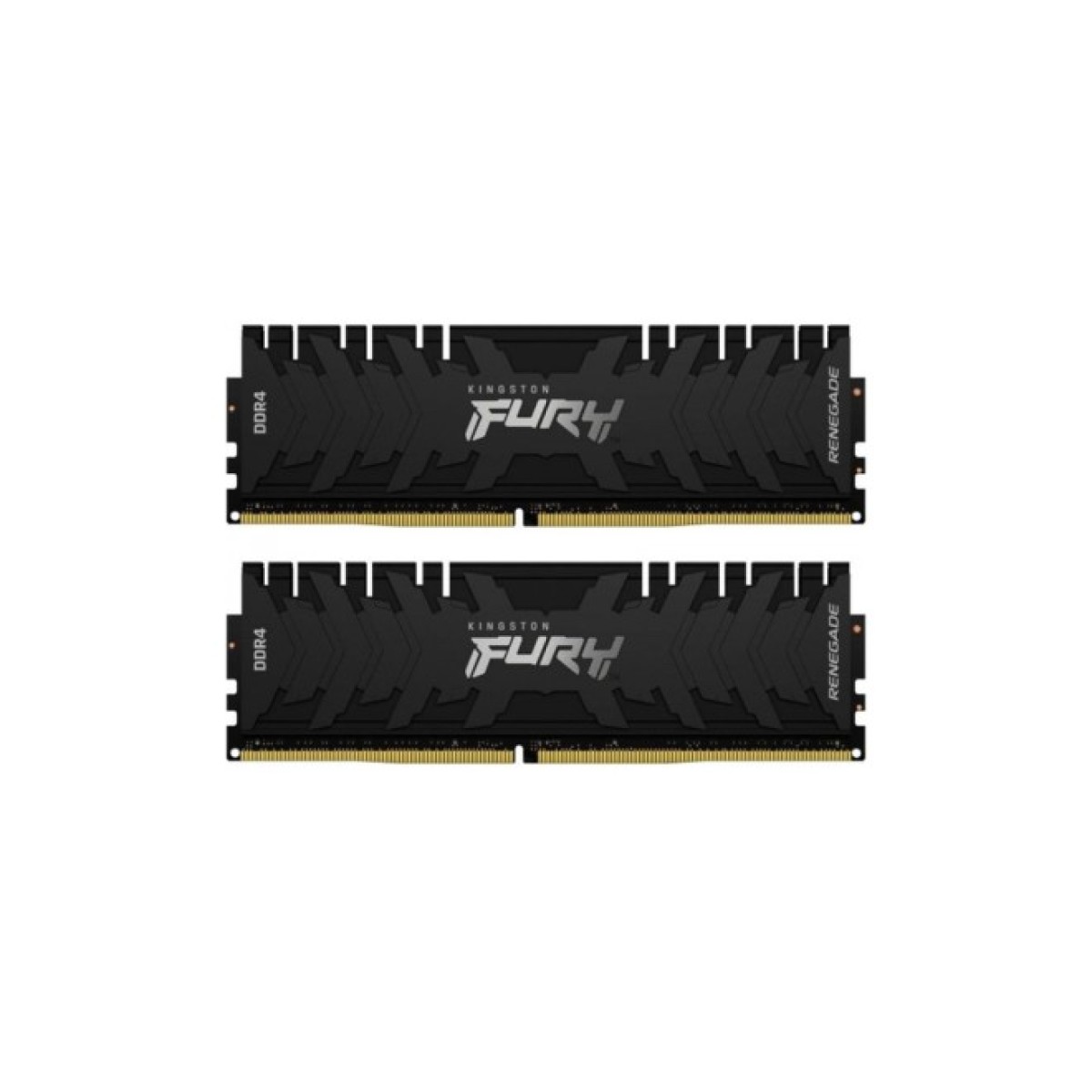 Модуль пам'яті для комп'ютера DDR4 16GB (2x8GB) 4000 MHz Renegade Black Kingston Fury (ex.HyperX) (KF440C19RBK2/16) 256_256.jpg