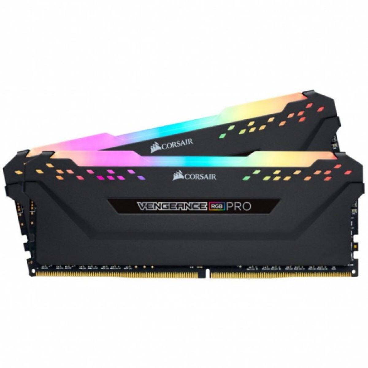 Модуль памяти для компьютера DDR4 16GB (2x8GB) 3600 MHz Vengeance RGB Pro Black Corsair (CMW16GX4M2D3600C18) 256_256.jpg