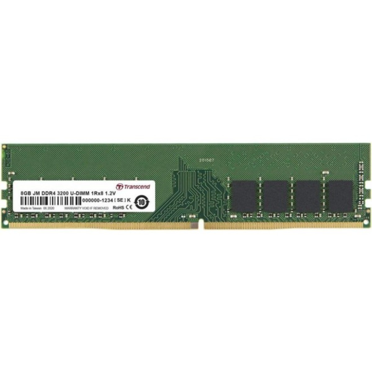Модуль пам'яті для комп'ютера DDR4 8GB 3200 MHz Transcend (JM3200HLG-8G) 256_256.jpg