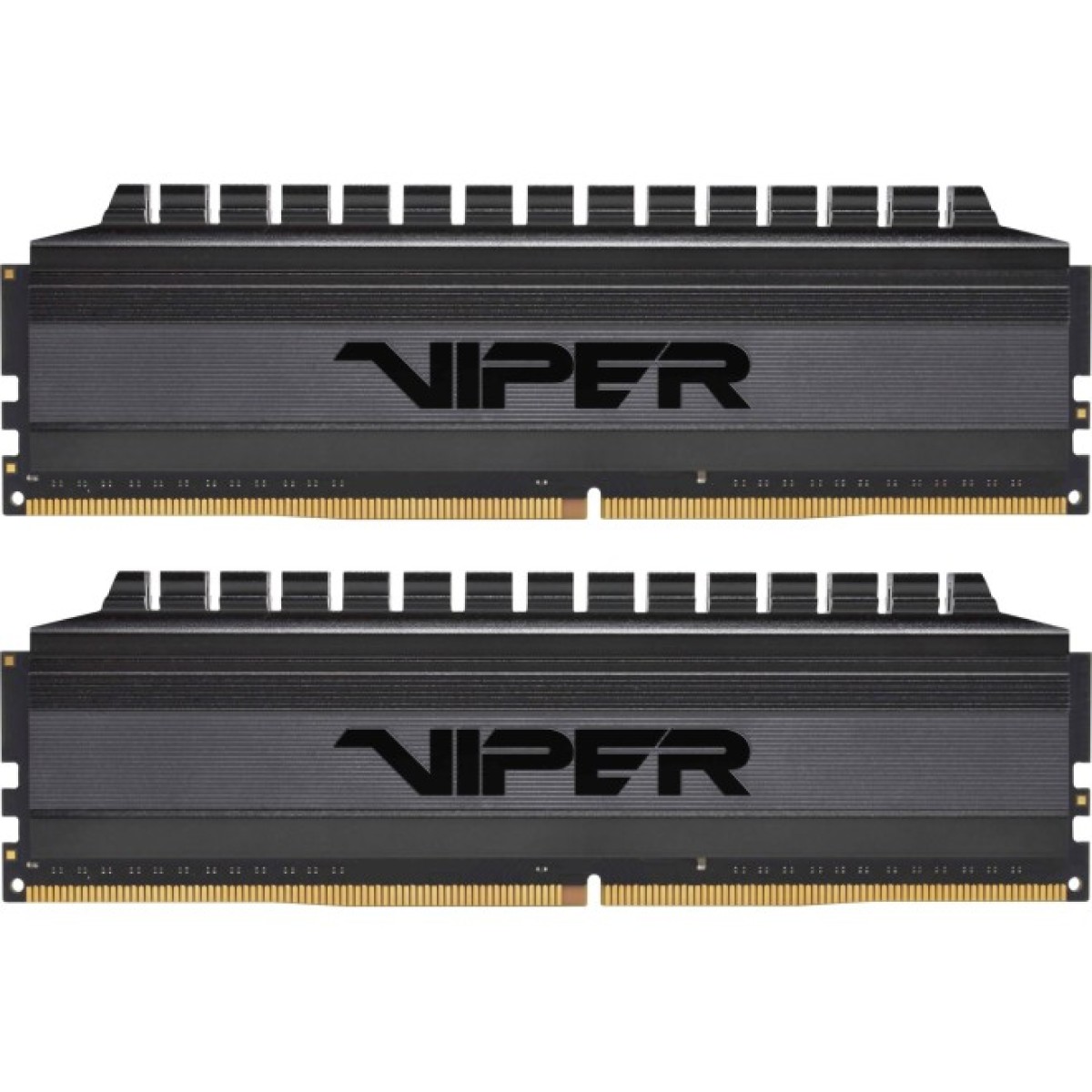 Модуль пам'яті для комп'ютера DDR4 16GB (2x8GB) 3200 MHz Viper 4 Blackout Patriot (PVB416G320C6K) 256_256.jpg