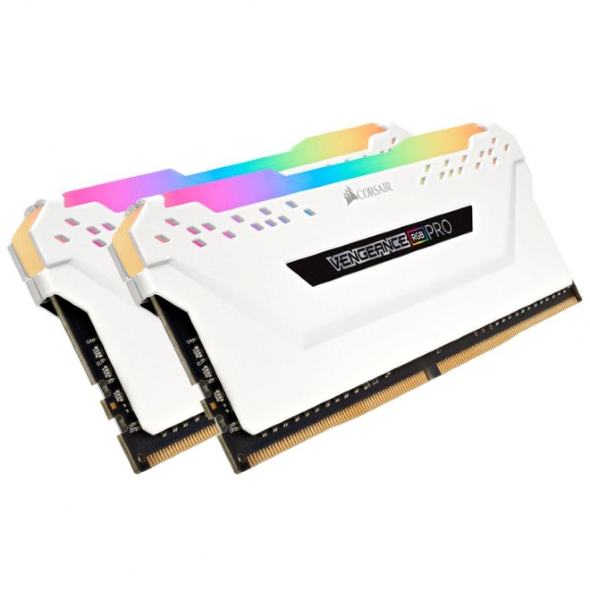 Модуль пам'яті для комп'ютера DDR4 16GB (2x8GB) 3600 MHz Vengeance RGB Pro White Corsair (CMW16GX4M2D3600C18W) 98_98.jpg - фото 4