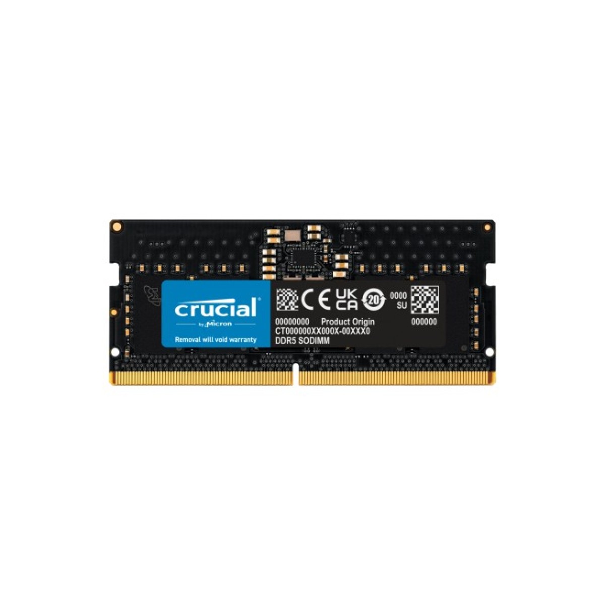 Модуль памяти для ноутбука SoDIMM DDR5 8GB 4800 MHz Micron (CT8G48C40S5) 256_256.jpg