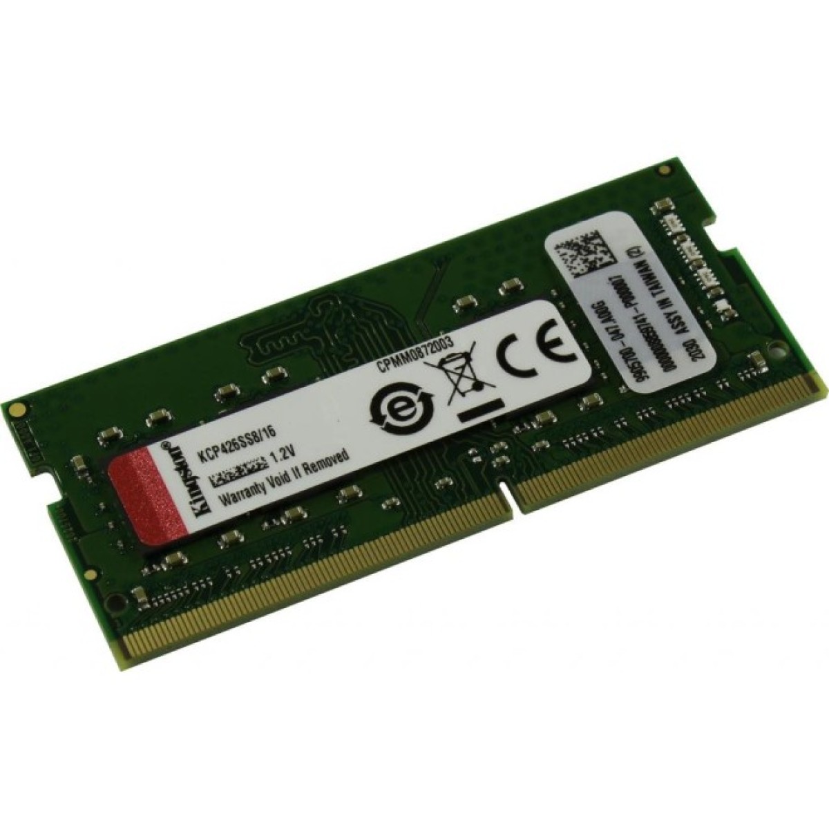 Модуль пам'яті для ноутбука SoDIMM DDR4 16GB 2666 MHz Kingston (KCP426SS8/16) 98_98.jpg