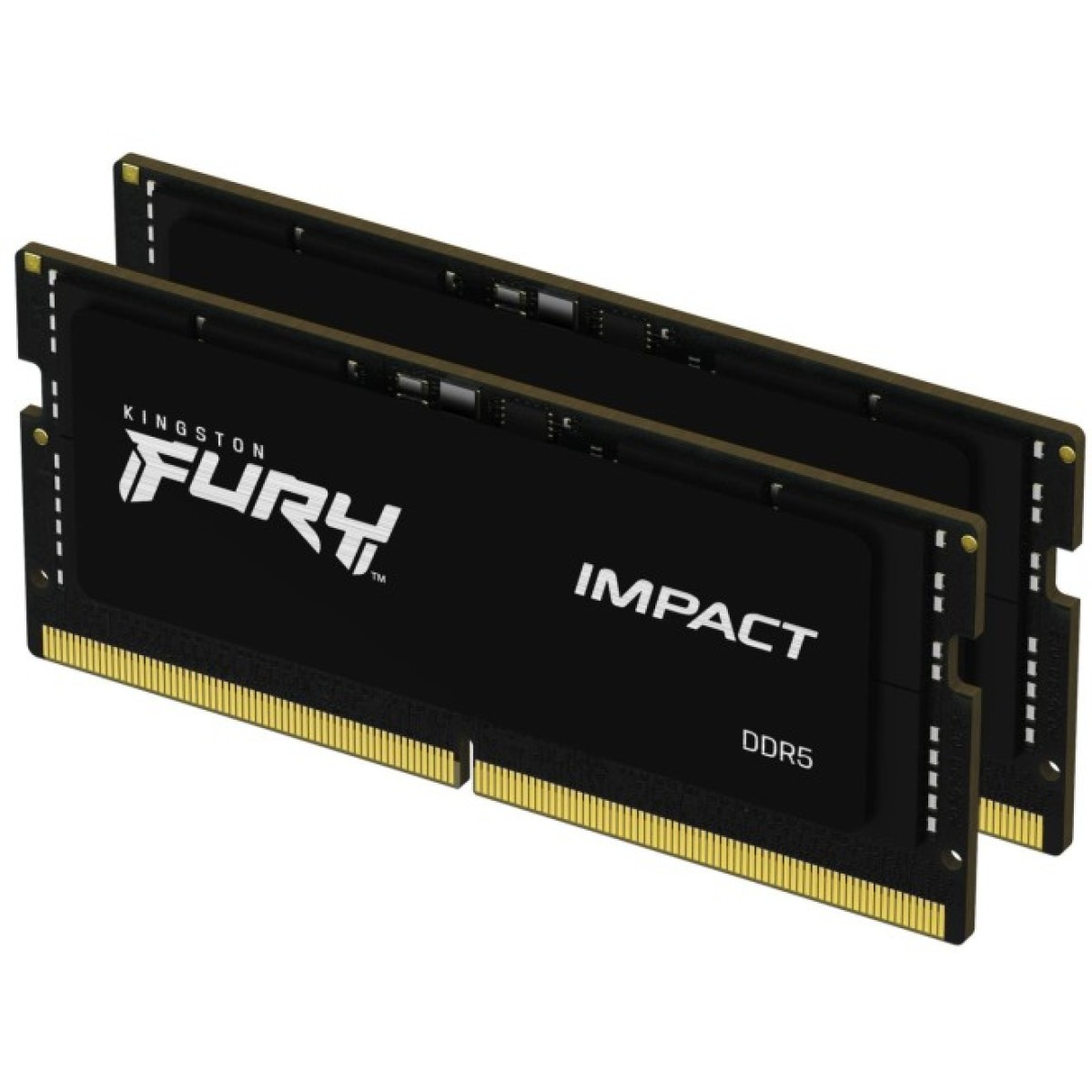 Модуль пам'яті для ноутбука SoDIMM DDR5 64GB (2x32GB) 4800 MHz FURY Impact Kingston Fury (ex.HyperX) (KF548S38IBK2-64) 256_256.jpg