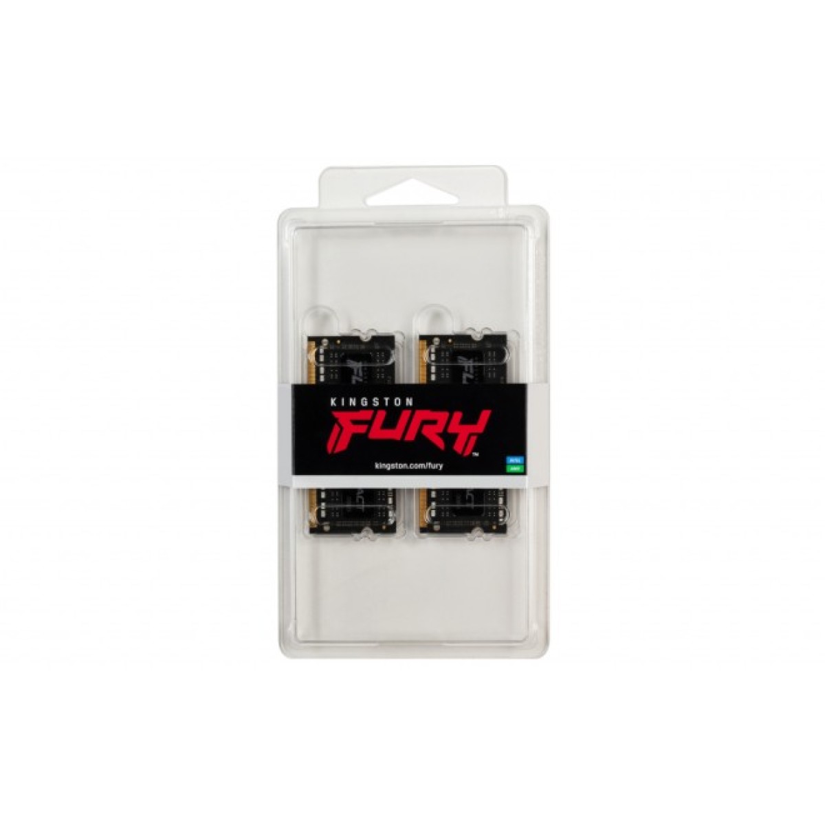 Модуль пам'яті для ноутбука SoDIMM DDR4 16GB (2x8GB) 2666 MHz Fury Impact Kingston Fury (ex.HyperX) (KF426S15IBK2/16) 98_98.jpg - фото 6