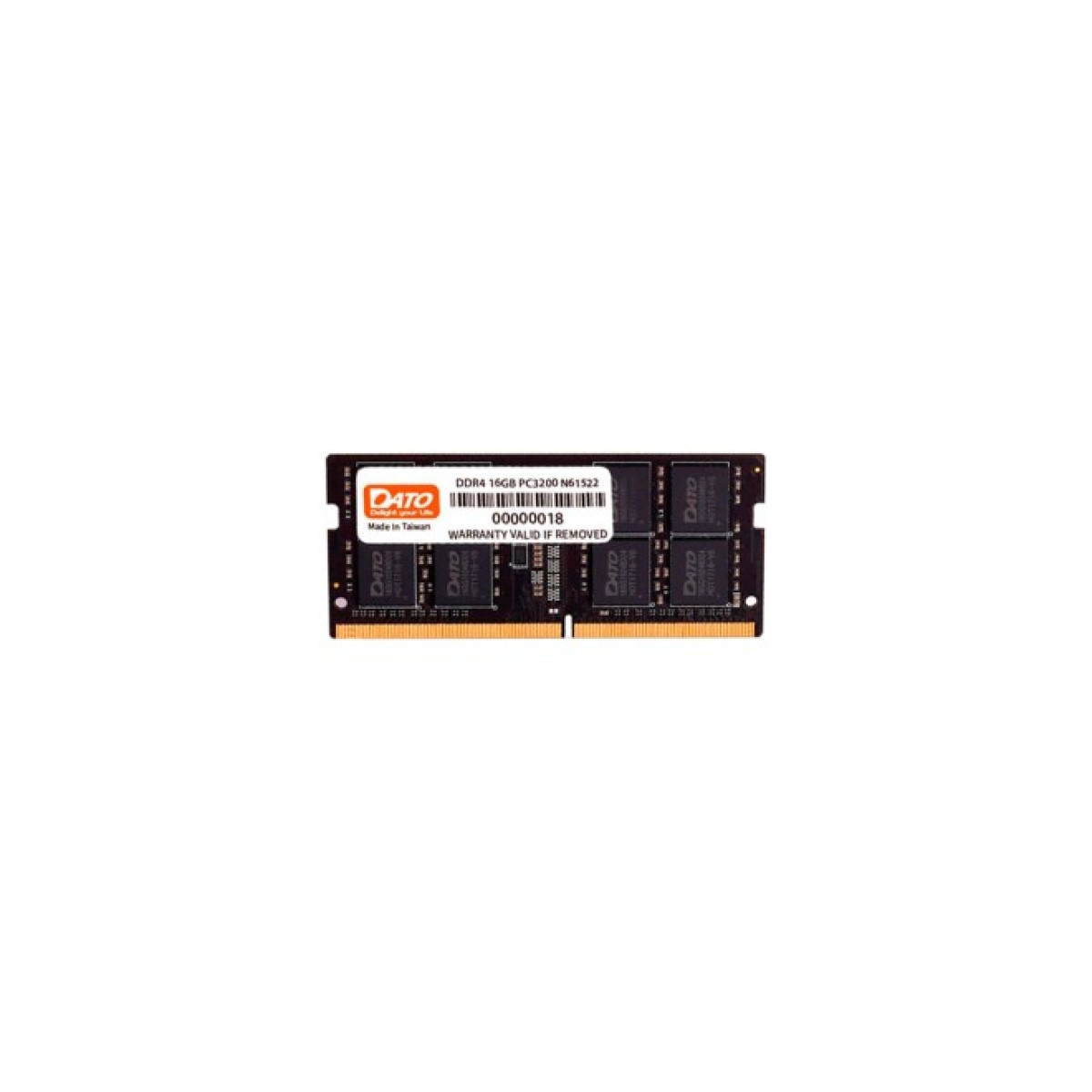 Модуль пам'яті для ноутбука SoDIMM DDR4 16GB 3200 MHz Dato (DT16G4DSDND32) 256_256.jpg