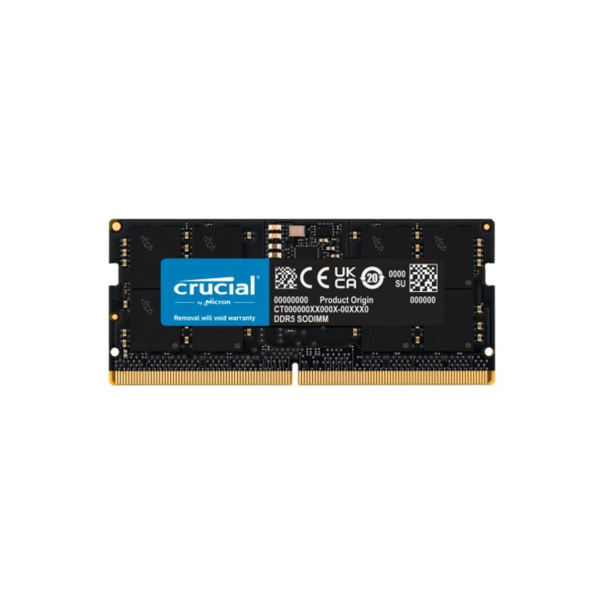 Модуль пам'яті для ноутбука SoDIMM DDR5 16GB 4800 MHz Micron (CT16G48C40S5) 98_98.jpg