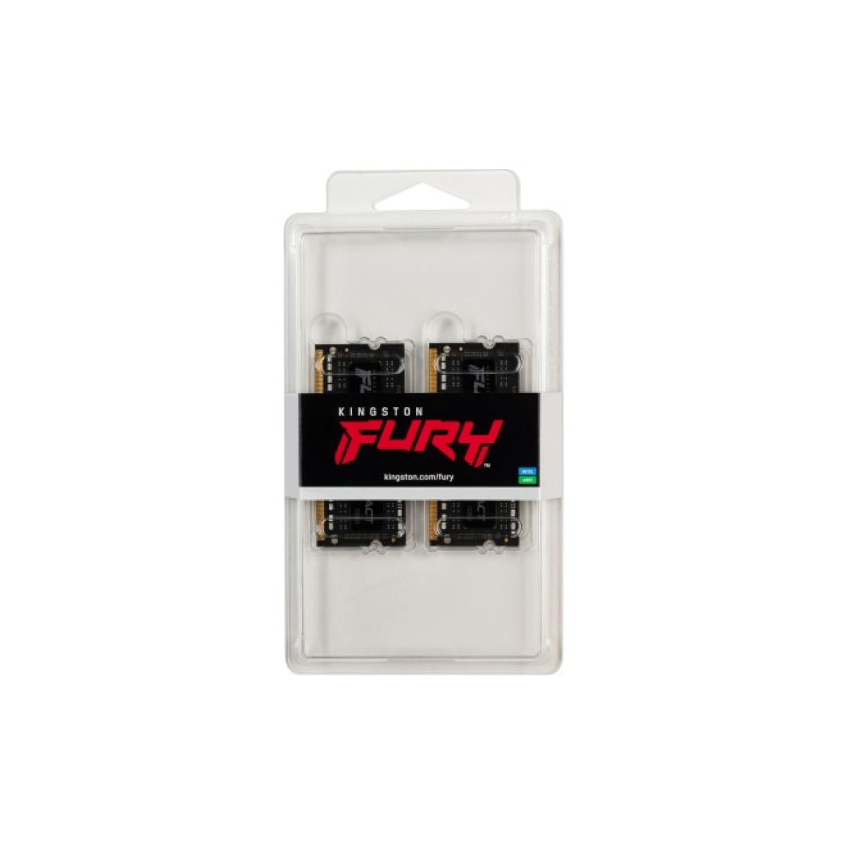 Модуль пам'яті для ноутбука SoDIMM DDR4 32GB (2x16GB) 2666 MHz Fury Impact Kingston Fury (ex.HyperX) (KF426S15IB1K2/32) 98_98.jpg - фото 5