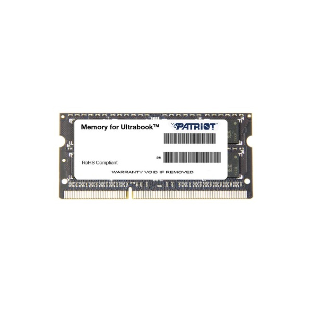 Модуль пам'яті для ноутбука SoDIMM DDR3L 4GB 1600 MHz Patriot (PSD34G1600L2S) 98_98.jpg - фото 1