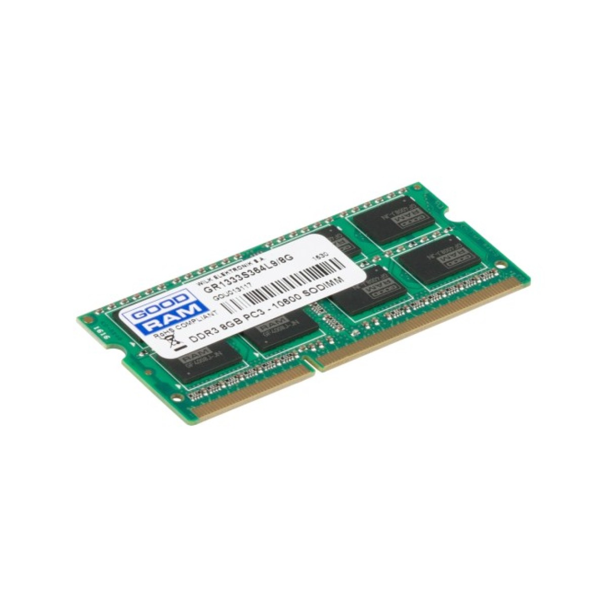 Модуль памяти для ноутбука SoDIMM DDR3 8GB 1333 MHz Goodram (GR1333S364L9/8G) 98_98.jpg - фото 4
