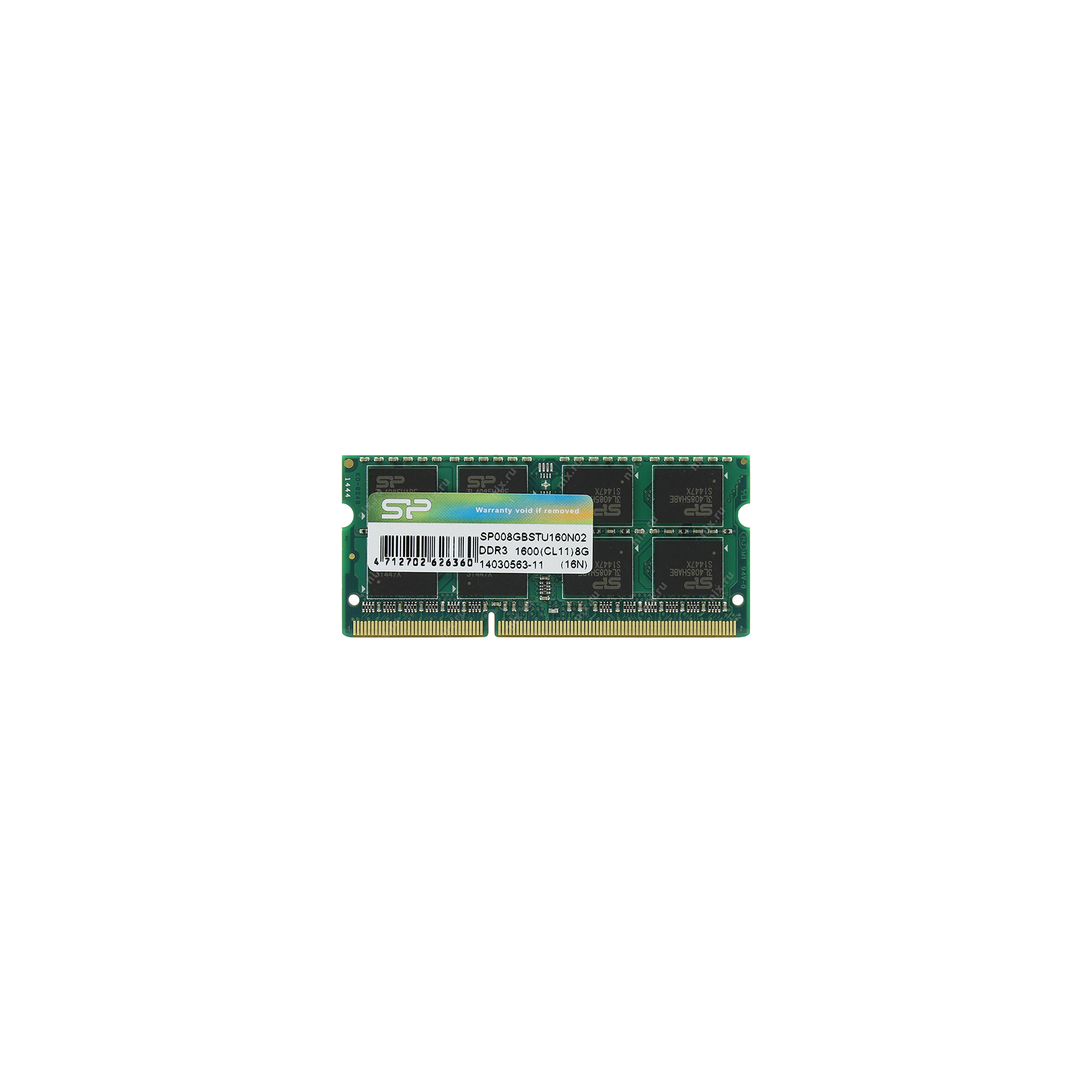 SP008GBSTU160N02 - Модуль памяти для ноутбука SoDIMM DDR3 8GB 1600