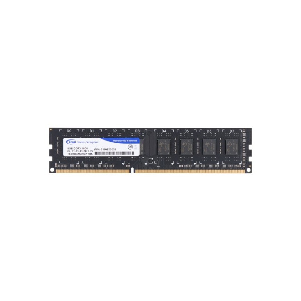 Модуль пам'яті для комп'ютера DDR3 8GB 1600 MHz Team (TED38G1600C1101) 256_256.jpg