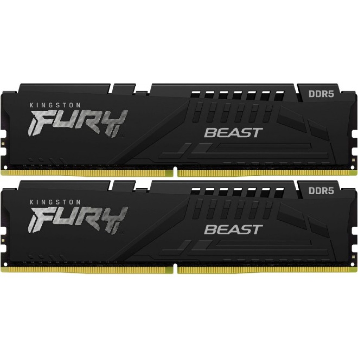 Модуль пам'яті для комп'ютера DDR5 32GB (2x16GB) 5200 MHz Beast Black Kingston Fury (ex.HyperX) (KF552C40BBK2-32) 98_98.jpg - фото 1