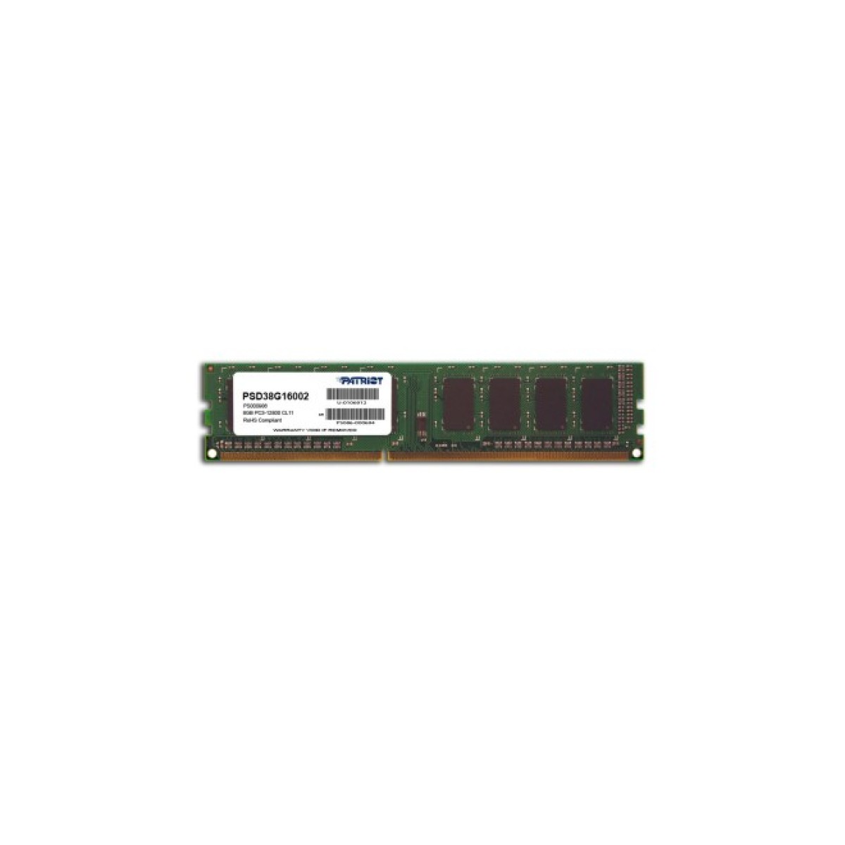 Модуль памяти для компьютера DDR3 8GB 1600 MHz Patriot (PSD38G16002) 98_98.jpg