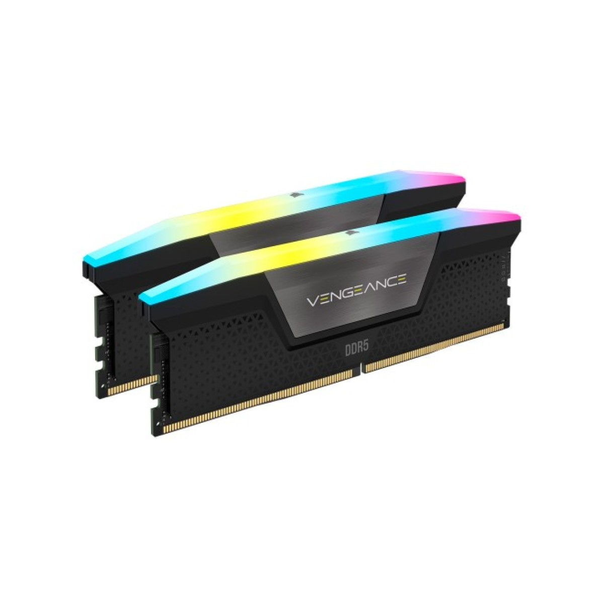 Модуль памяти для компьютера DDR5 48GB (2x24GB) 5600 MHz Vengeance RGB Black Corsair (CMH48GX5M2B5600C40) 256_256.jpg