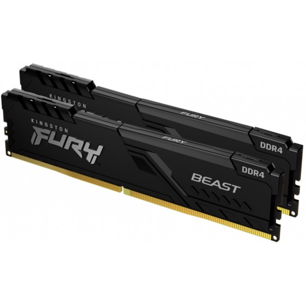 Модуль памяти для компьютера DDR4 32GB (2x16GB) 3200 MHz Fury Beast Black Kingston Fury (ex.HyperX) (KF432C16BBK2/32) 98_98.jpg - фото 1