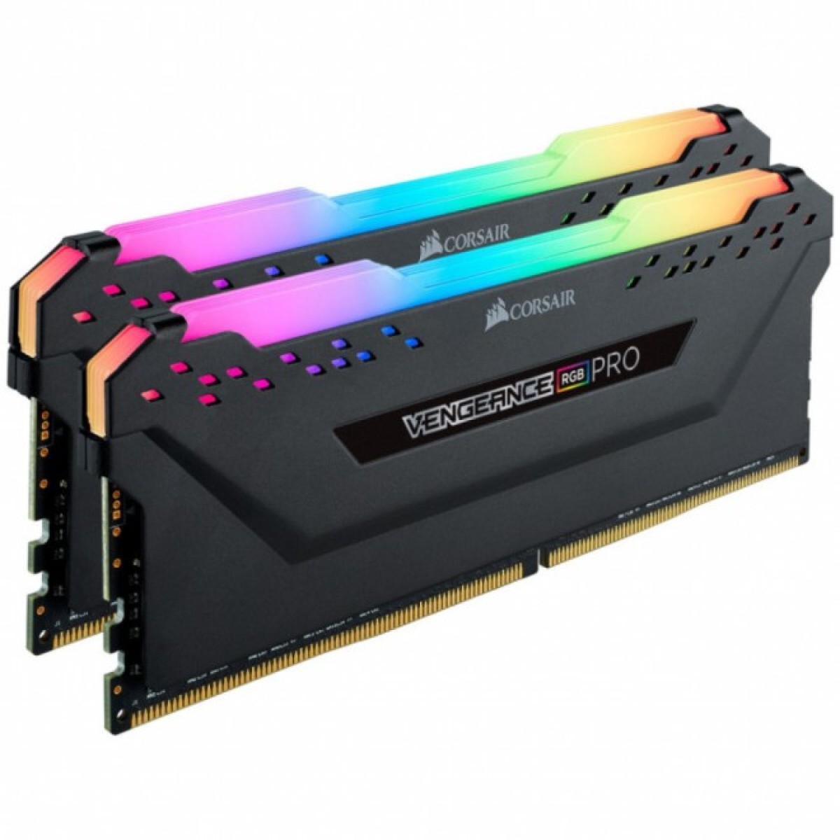 Модуль пам'яті для комп'ютера DDR4 16GB (2x8GB) 3600 MHz Vengeance RGB Pro Black Corsair (CMW16GX4M2D3600C18) 98_98.jpg - фото 5