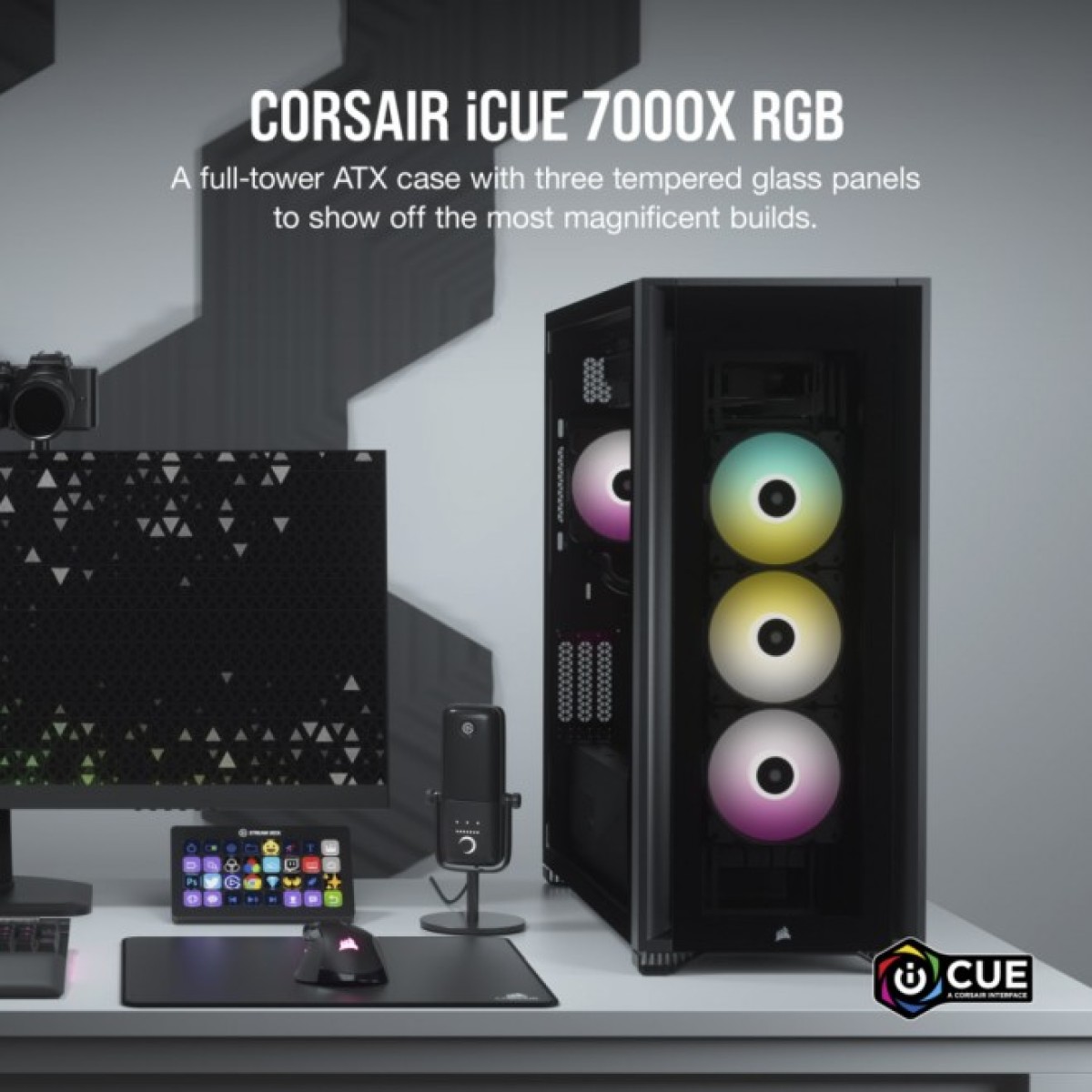 Корпус Corsair iCUE 7000X RGB Tempered Glass Black (CC-9011226-WW) 98_98.jpg - фото 3