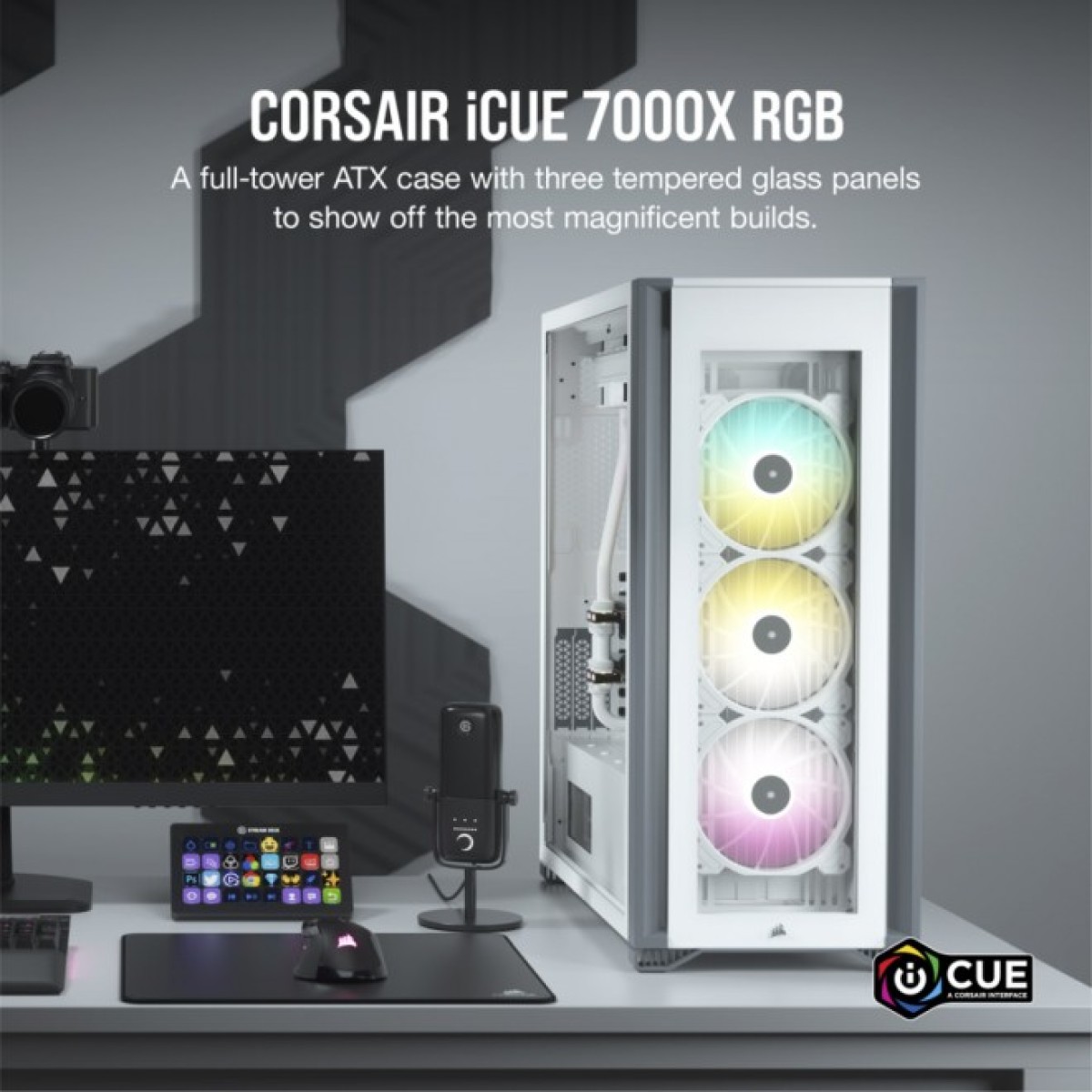 Корпус Corsair iCUE 7000X RGB Tempered Glass White (CC-9011227-WW) 98_98.jpg - фото 2